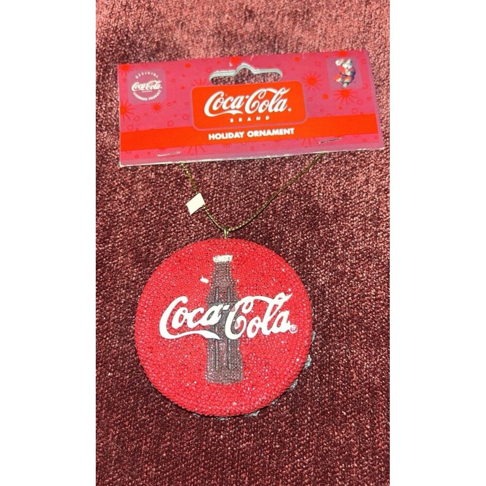 Coca Cola Cap Christmas Ornament NEW w/ Tag